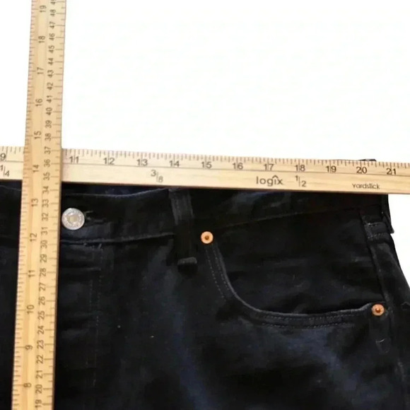 Levi's 501 xx Jeans Men's 42x32 Black 100% Cotton Denim Button Fly - Picture 9 of 16